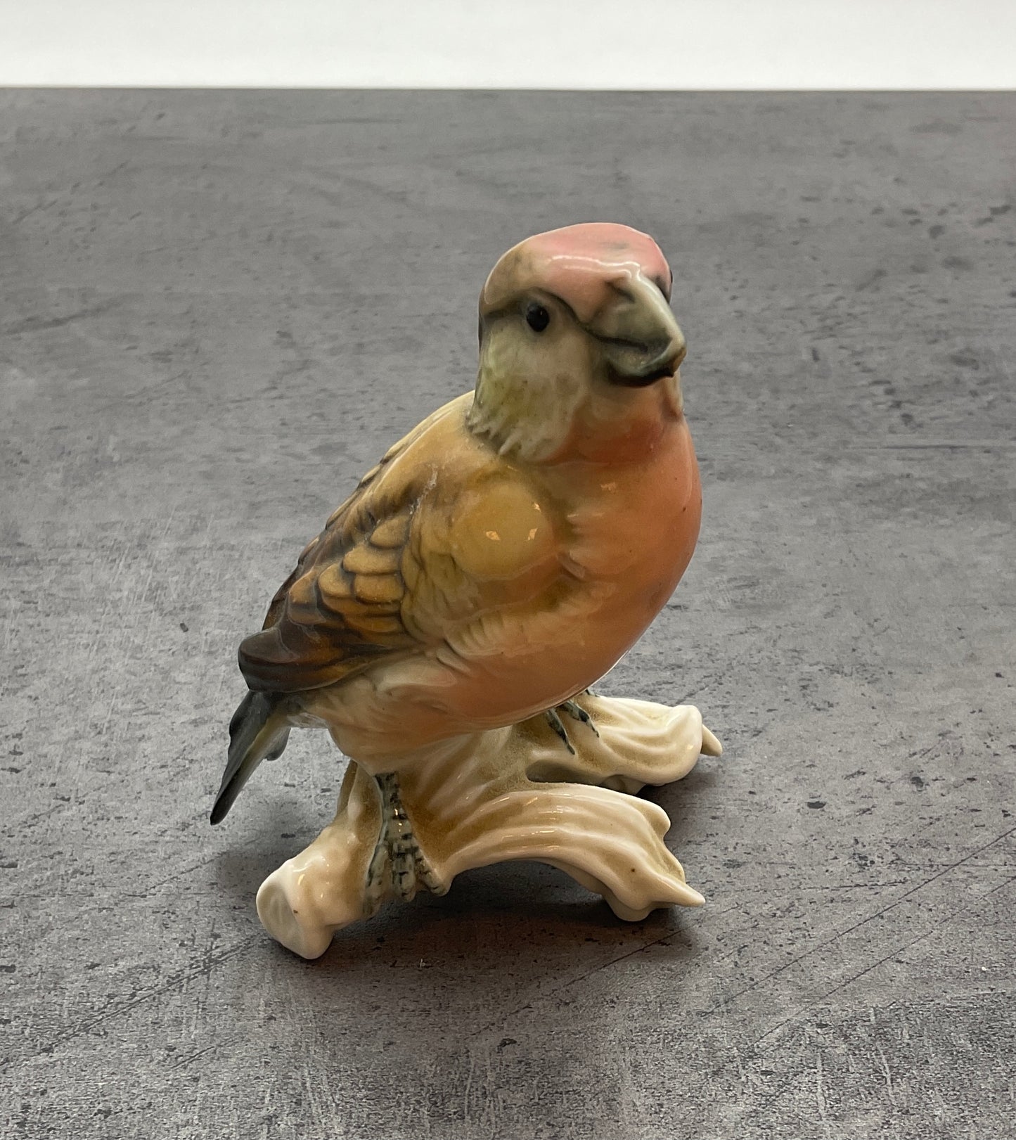 Rotkehlchen Vogel Dekoration Figur, aus Porzellan
