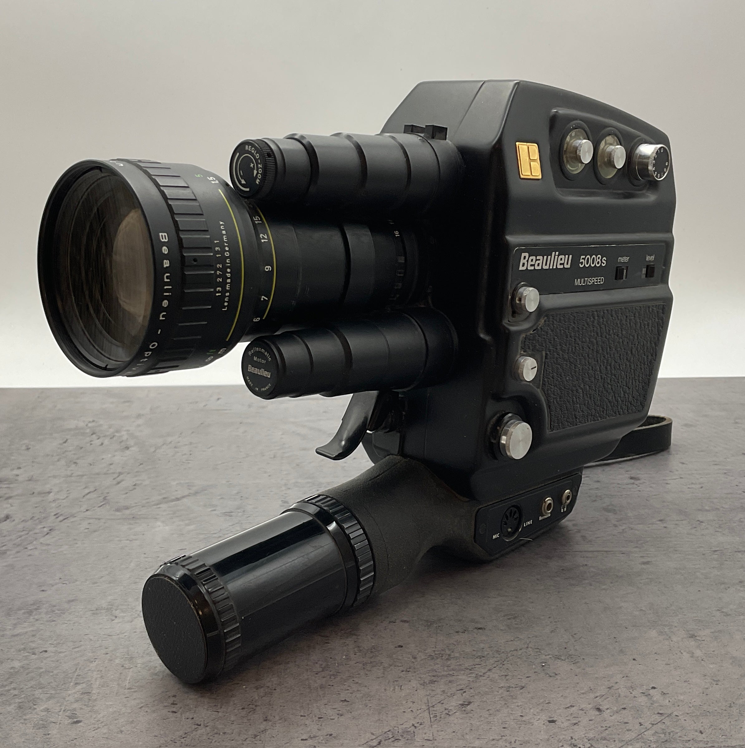 Beaulieu 5008S Super 8 Cine Camera with Angenieux Zoom 1.2/6-80mm