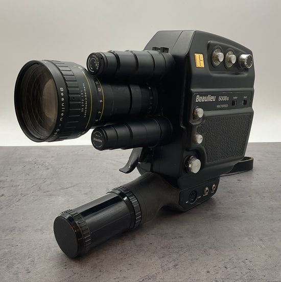 Beaulieu 5008S Super 8 Cine Camera with Angenieux Zoom 1.2/6-80mm
