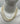 Modeschmuck Perlen Kette, mit 925 Silber Verschluss, Cremeweiss
