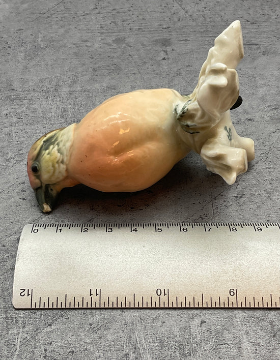 Rotkehlchen Vogel Dekoration Figur, aus Porzellan