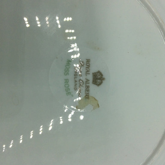 Royal Albert MOSS ROSE Kaffeegedeck 3tlg. Sammeltasse Bone China England