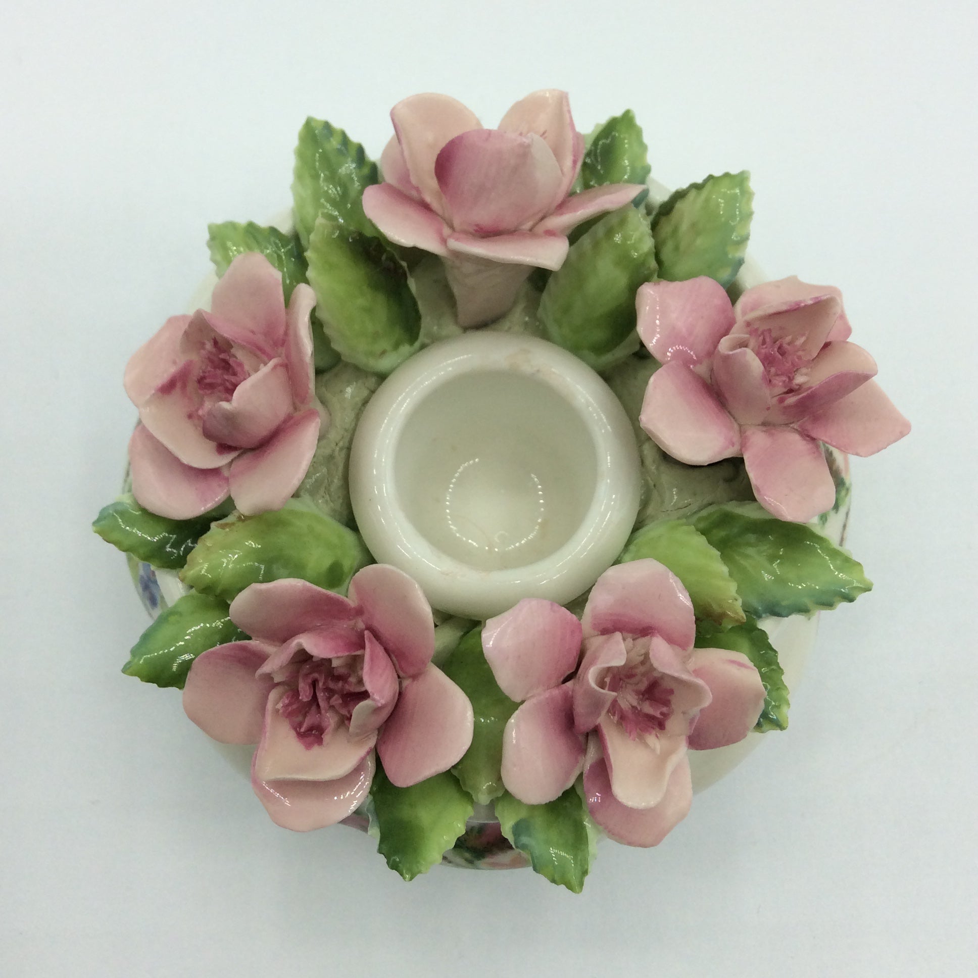 2 x Royal Albert-Porzellan-Bone China-England-Moss Rose, Kerzenhalter