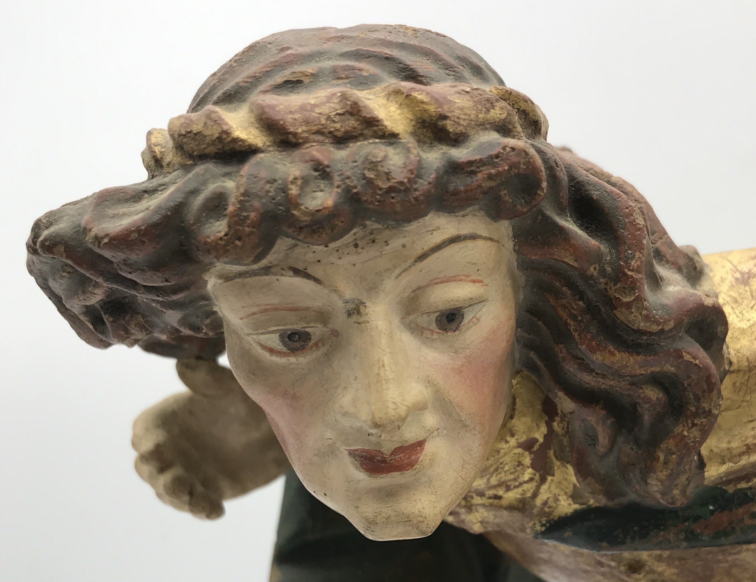 Moriskentänzer Jüngling, Schenna K. Kostner 1980, handgeschnitzt, 32,5cm hoch