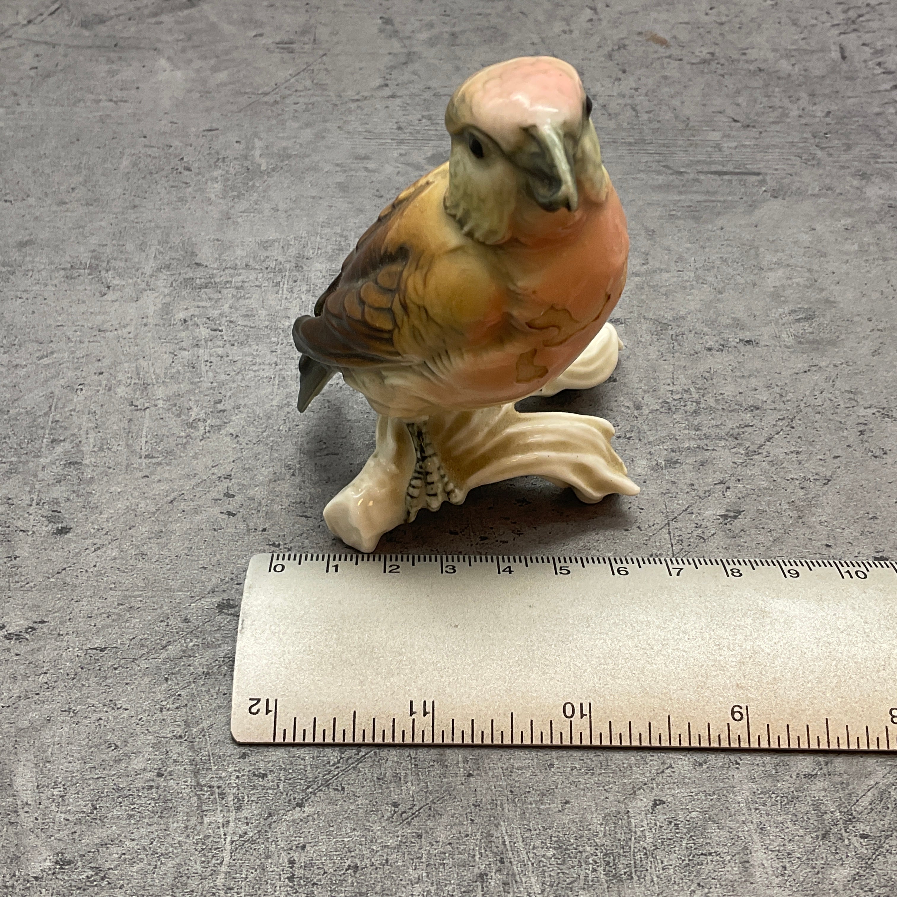 Rotkehlchen Vogel Dekoration Figur, aus Porzellan