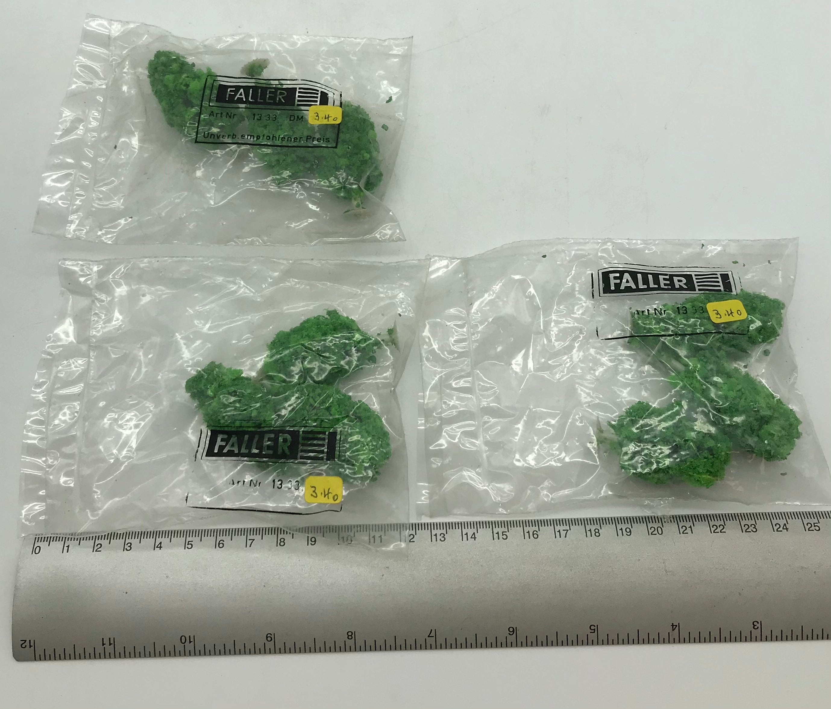 FALLER Art.Nr. 13 33, 3 Laubbäume, 3 Stück