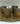 Gilde Handwerk Messing Platte Tablett ca. 36X23cm, mit 4 Tassen Glas, Messing