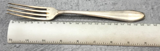 Besteck, Gabeln, 4 Stk. 60er versilbert