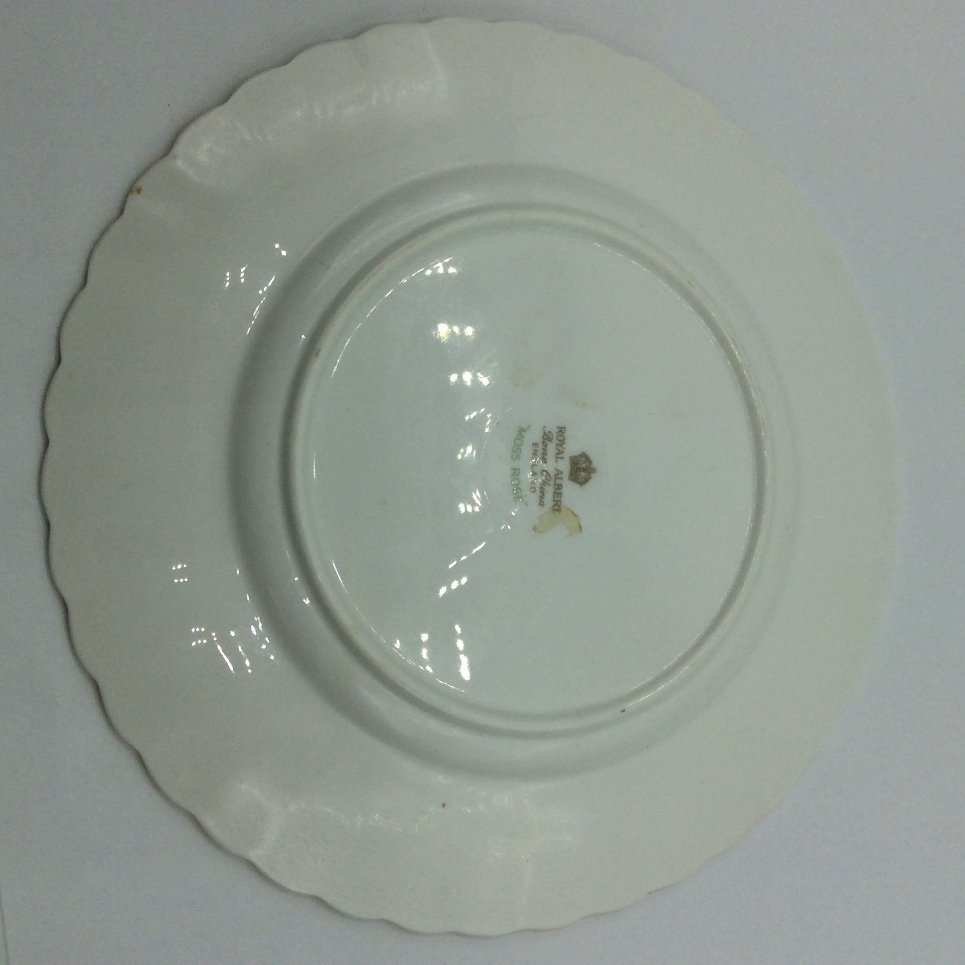 Royal Albert MOSS ROSE Kaffeegedeck 3tlg. Sammeltasse Bone China England