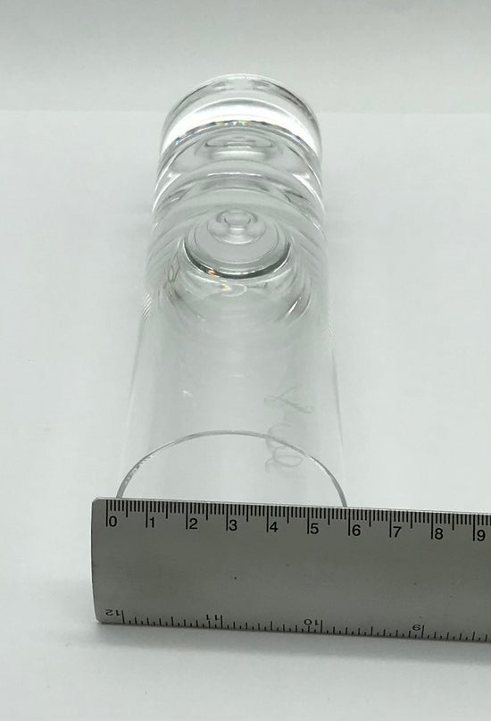 ICHENDORF Trinkglas mit Kugel Höhe ca. 19 cm, mit Gravur