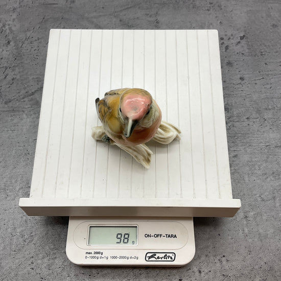 Rotkehlchen Vogel Dekoration Figur, aus Porzellan