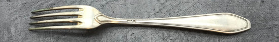 Besteck, Gabeln, 9 Stk. 60er versilbert