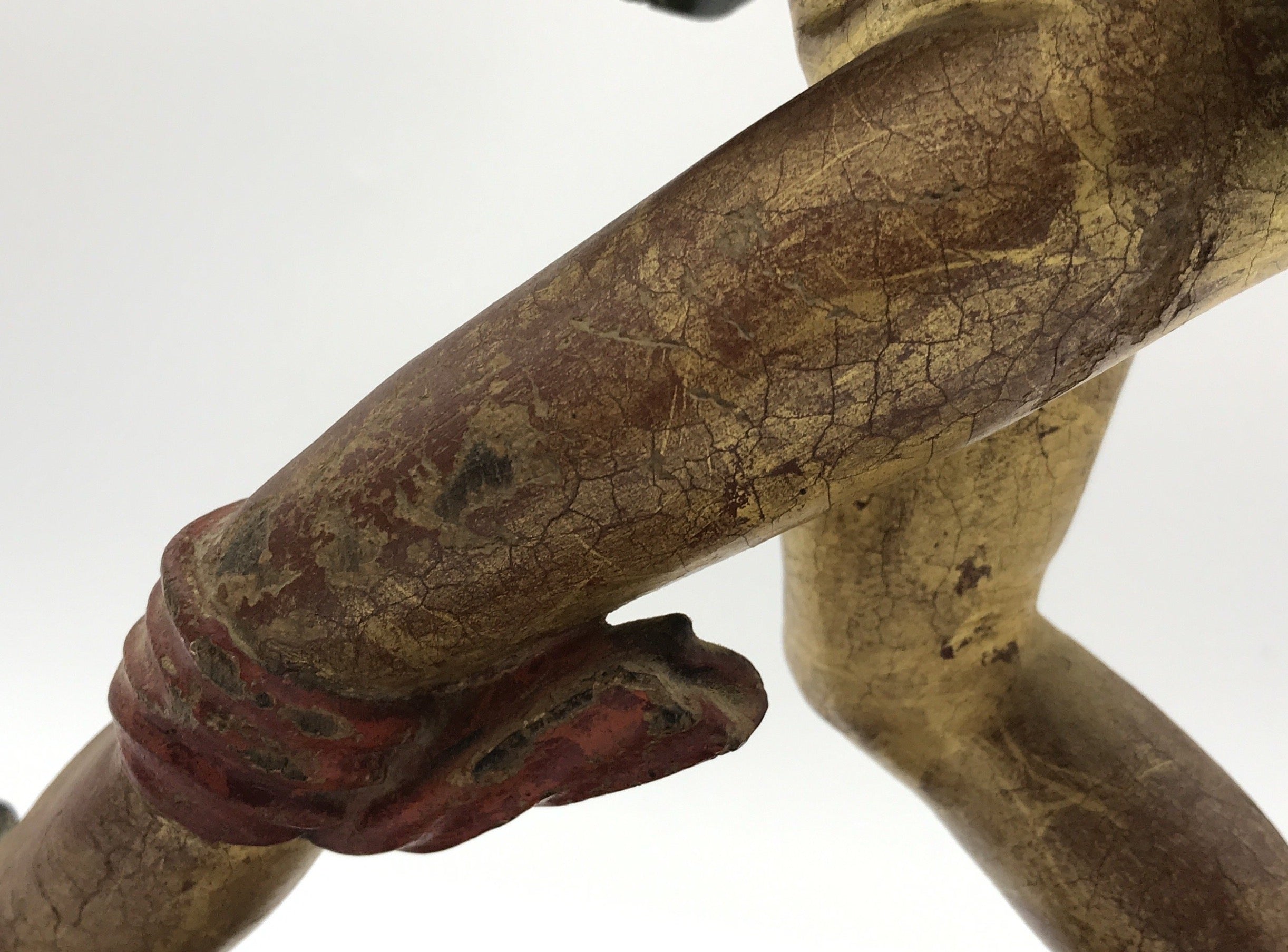 Moriskentänzer Jüngling, Schenna K. Kostner 1980, handgeschnitzt, 32,5cm hoch