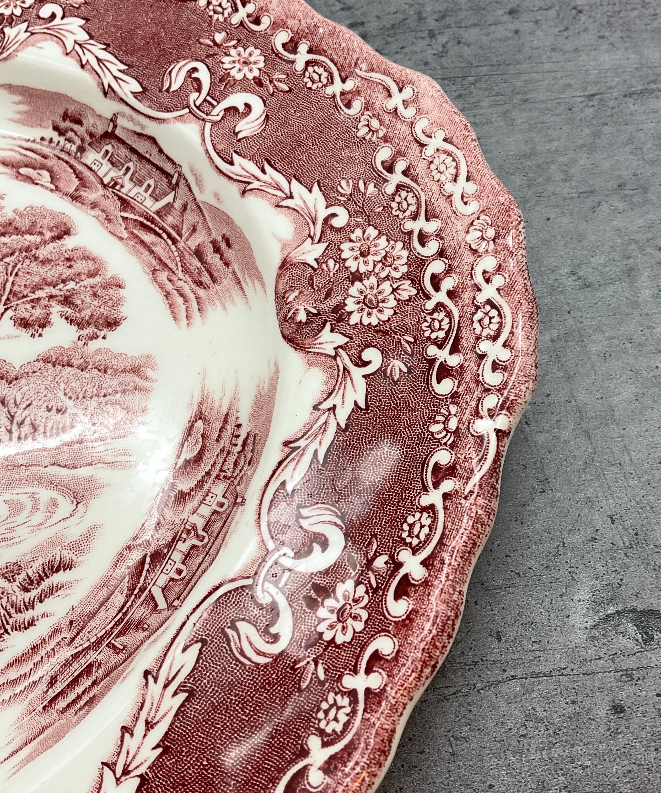 Ovale Platte, Servier Teller, Grindley, English Country Inns, England, Landhaus Porzellan