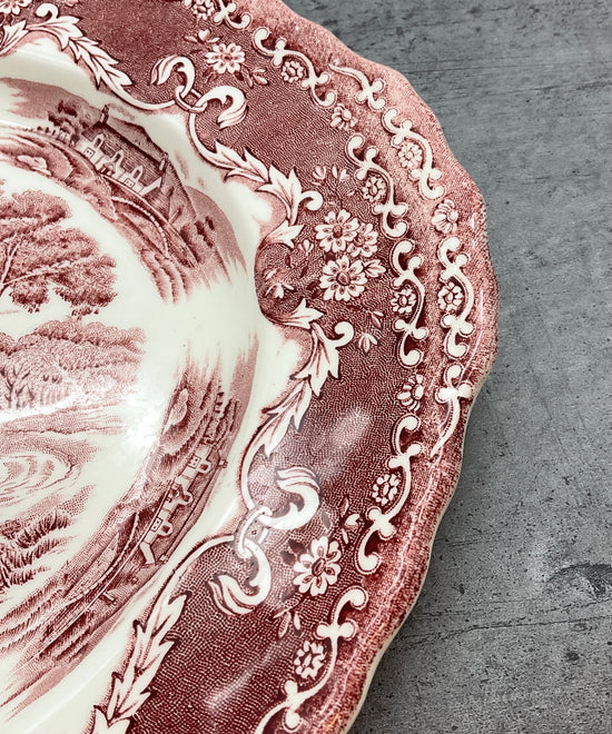 Ovale Platte, Servier Teller, Grindley, English Country Inns, England, Landhaus Porzellan