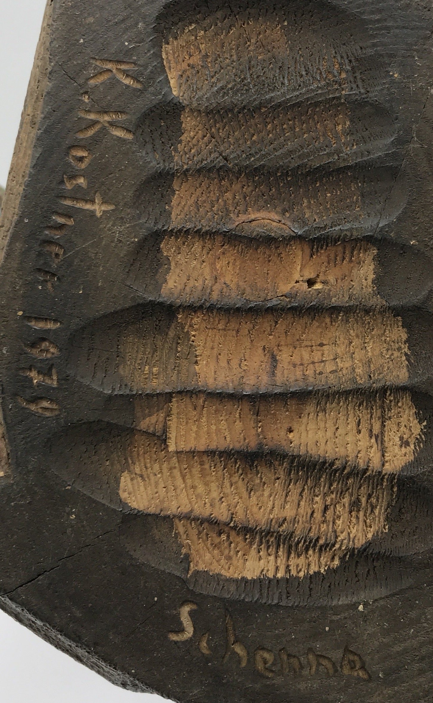 Moriskentänzer Burgunder, Schenna K. Kostner 1979, handgeschnitzt, 34 cm hoch