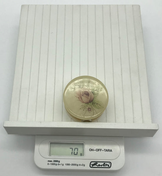 Genuine ALABASTER, handgemachte italienische Pillendose, Pillen Box