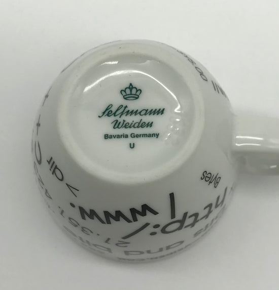 Seltmann Weiden, 2 Espressotassen mit Untertassen, modernes Design