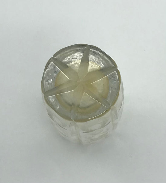 Kristall Bleikristall Vase Höhe 18 cm, handgeschliffen