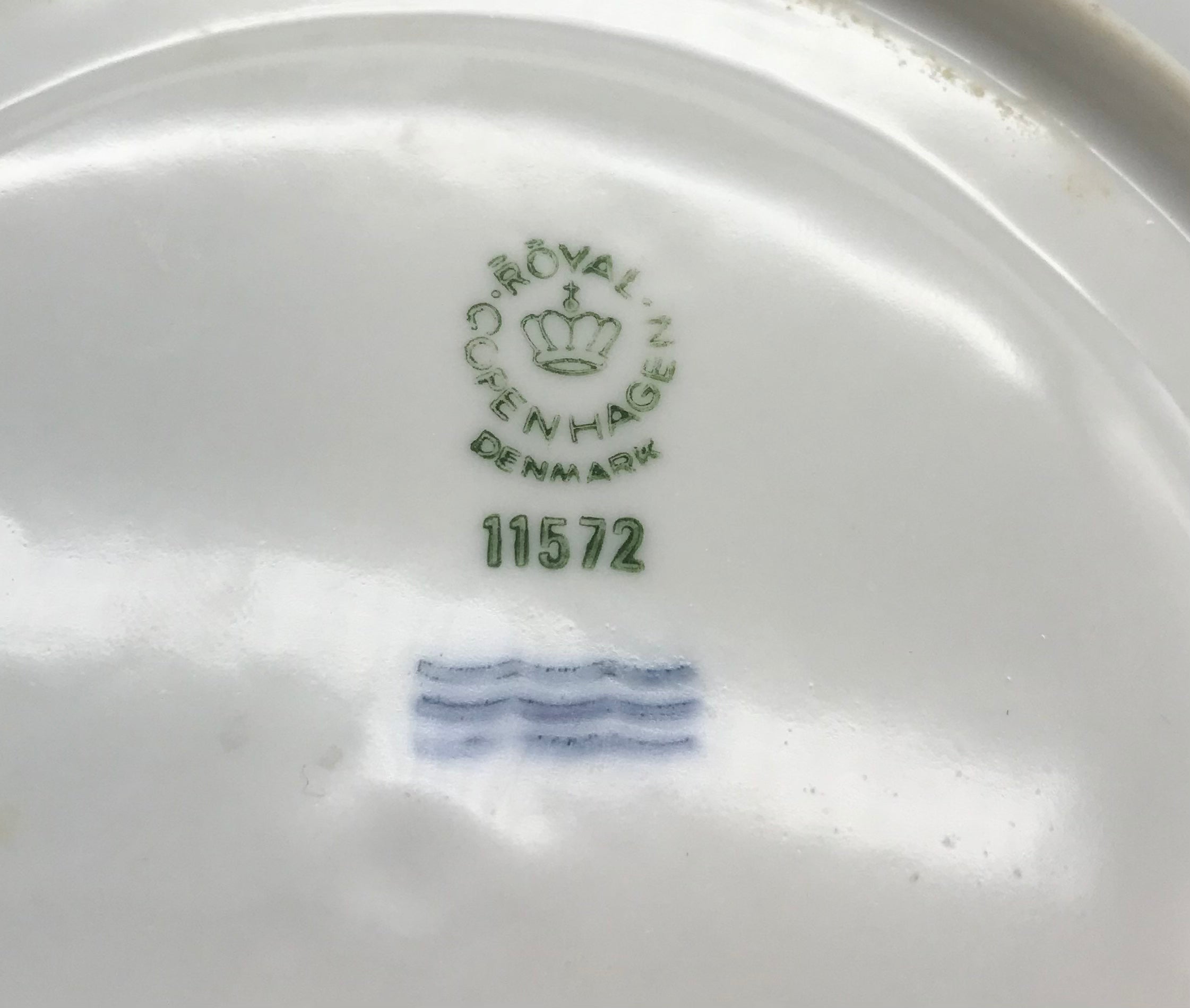 Sammelteller, Unterteller von Royal Copenhagen, Weiß