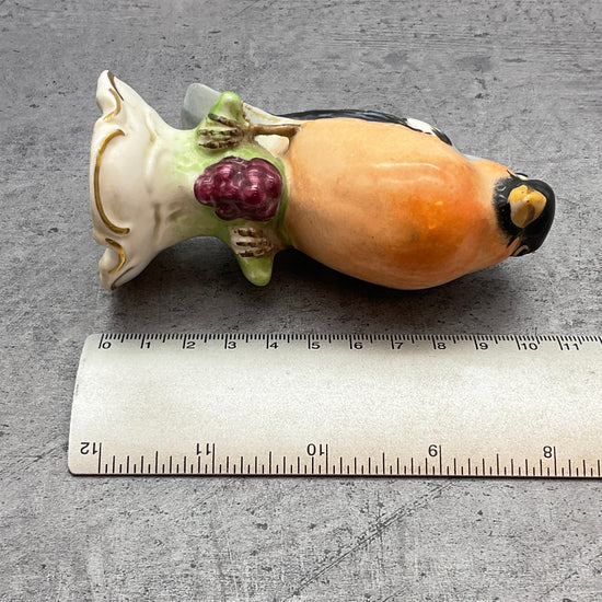 Rotkehlchen Vogel Dekoration Figur, Dresdner  Porzellan