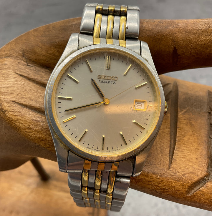 Seiko Armbanduhr Gold und Silberfarben