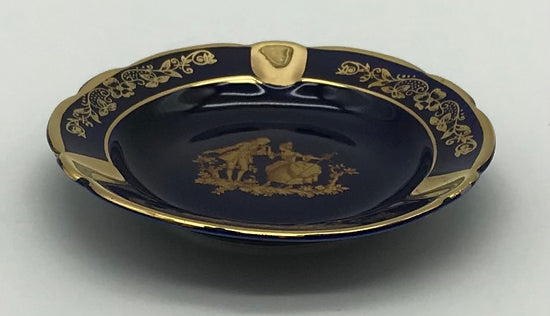 Limoges France| Konfektteller | Desserteller| Kobaltblau|