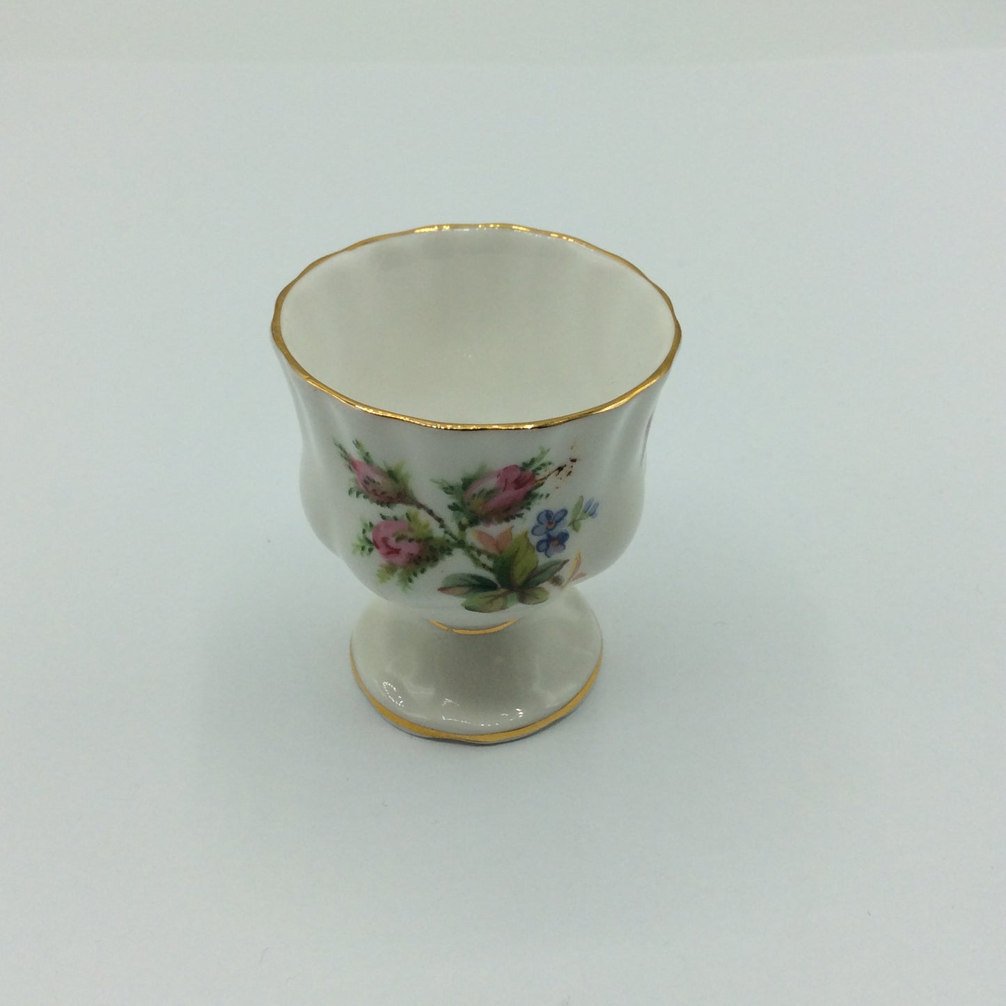 6 x Royal Albert-Porzellan-Bone China-England-Moss Rose-Eierbecher
