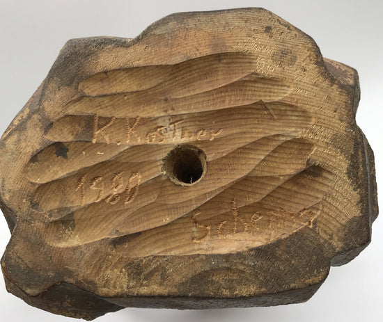 Moriskentänzer Zauberer, Schenna K. Kostner 1980, handgeschnitzt, 35,5cm hoch