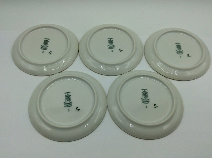 5 Stk. kleine Sammelteller Schumann Bavaria Arzberg, Reitermotiv