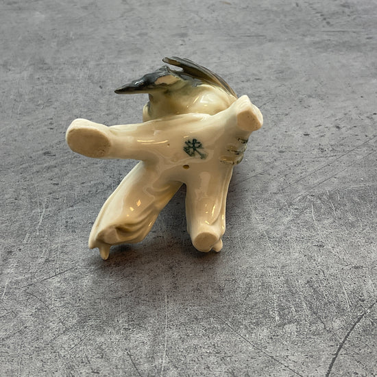 Rotkehlchen Vogel Dekoration Figur, aus Porzellan