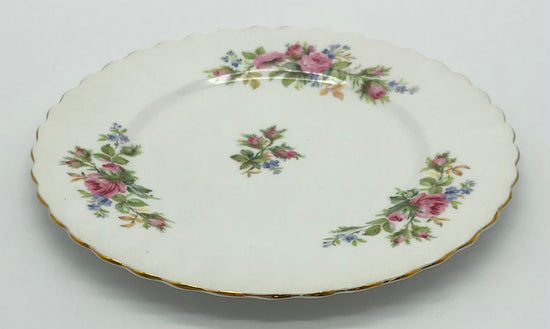 Royal Albert Moss Rose Bone China Brotteller, Kuchenteller
