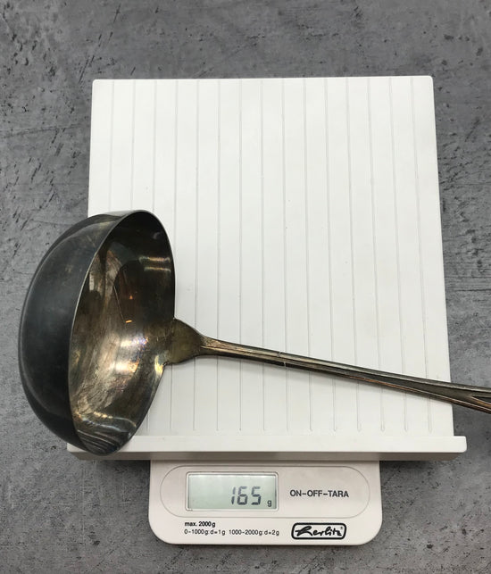 Suppenkelle, 90er Silber, Silber