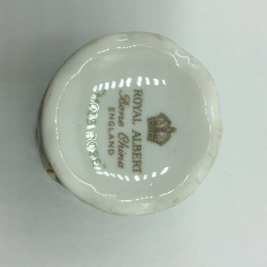 6 x Royal Albert-Porzellan-Bone China-England-Moss Rose-Eierbecher