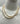 Modeschmuck Perlen Kette, mit 925 Silber Verschluss, Cremeweiss