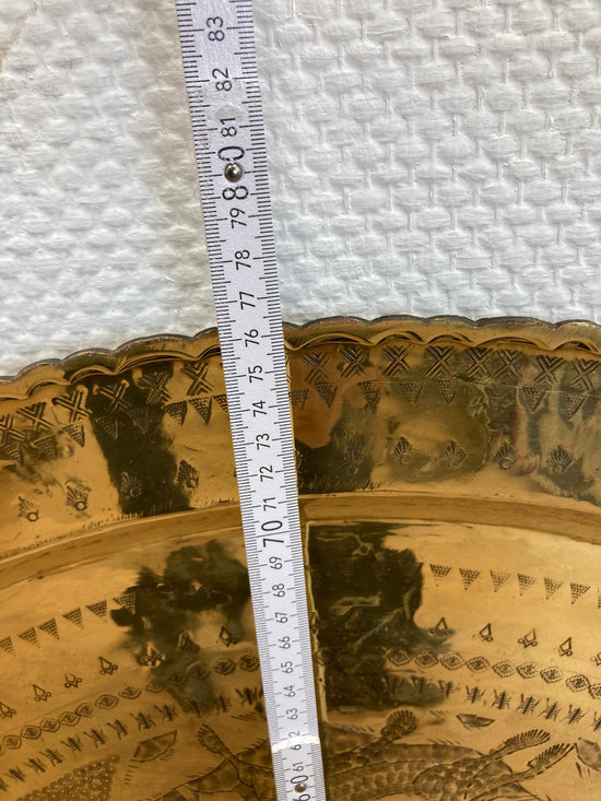 Messing-Teller 76,5cm Durchmesser(631)