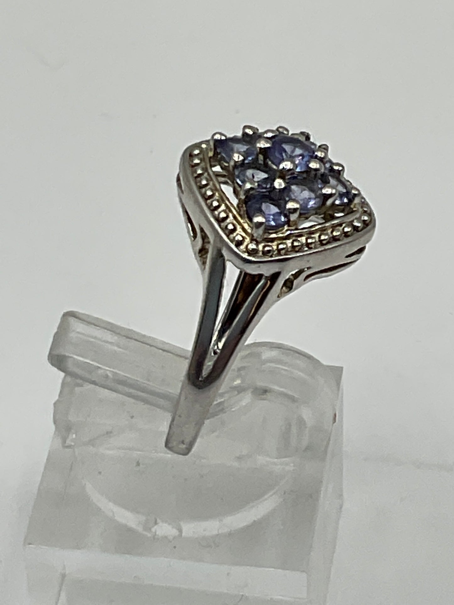 Damenring 925 er Silber mit Ziersteinen