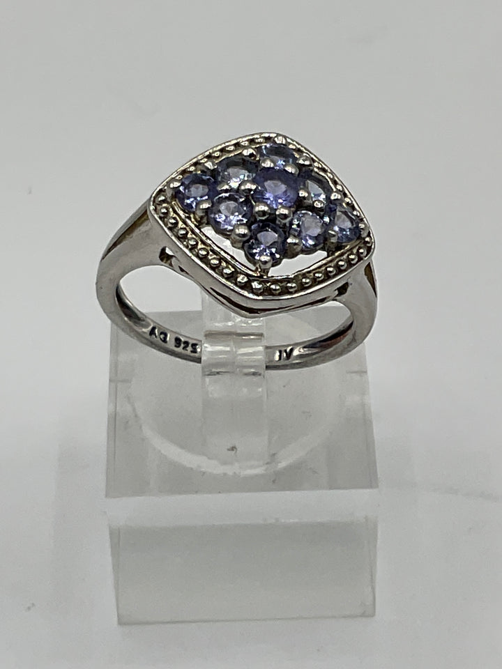 Damenring 925 er Silber mit Ziersteinen